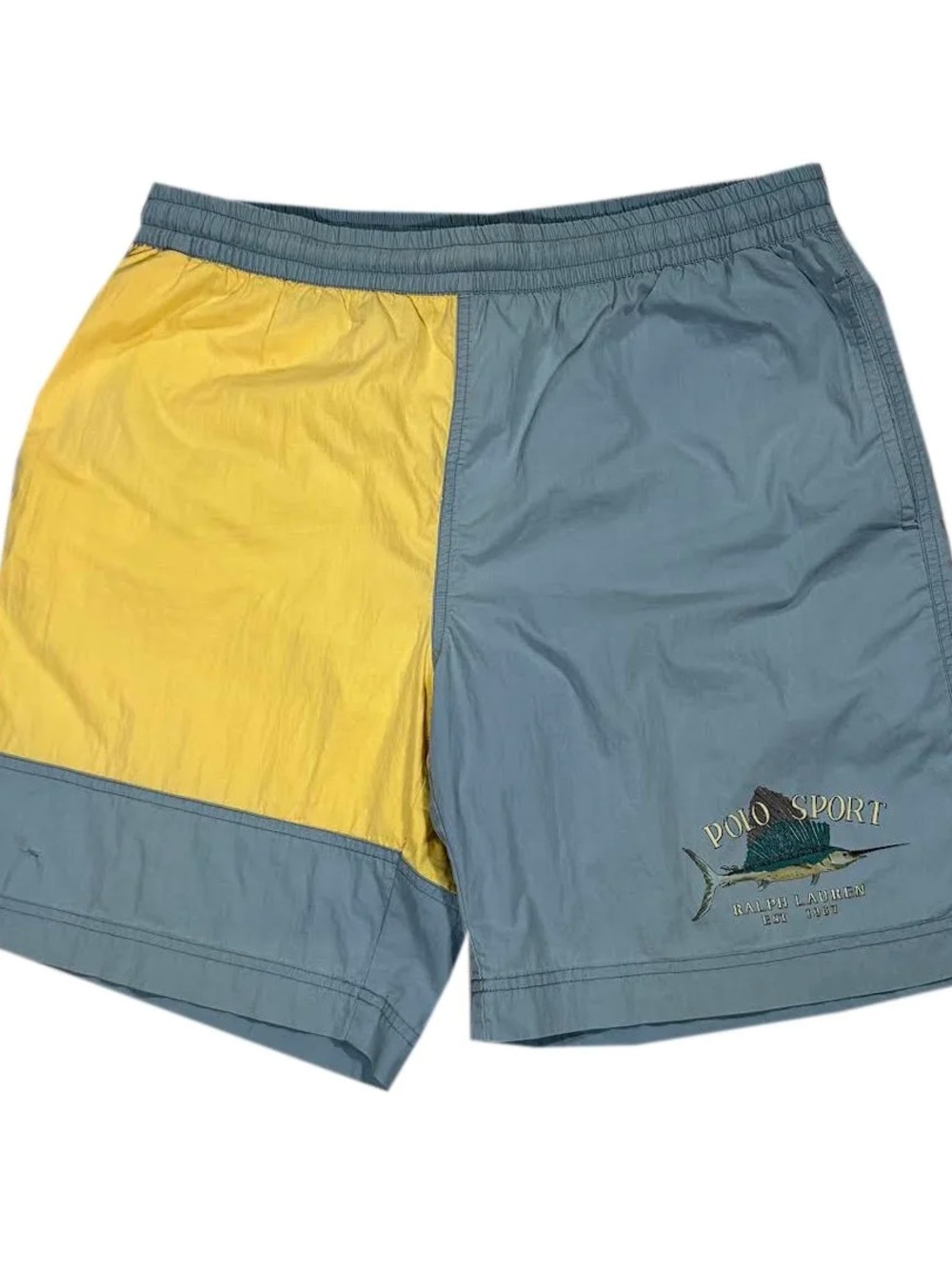 Vintage Polo Sport Marlin Swim Trunks (Size L)